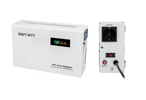 SMARTWATT AVR SLIM — компактные и надёжные стабилизаторы для дома и офиса