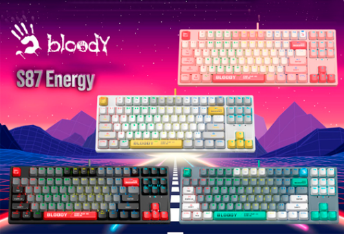 Механическая клавиатура Bloody S87 Energy под заказ в MIDICT GROUP
